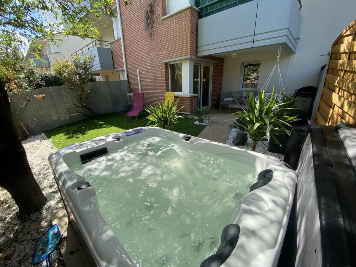 Le Jungle : T2 Avec Jardin Et Jacuzzi Apartment Blagnac Exterior photo